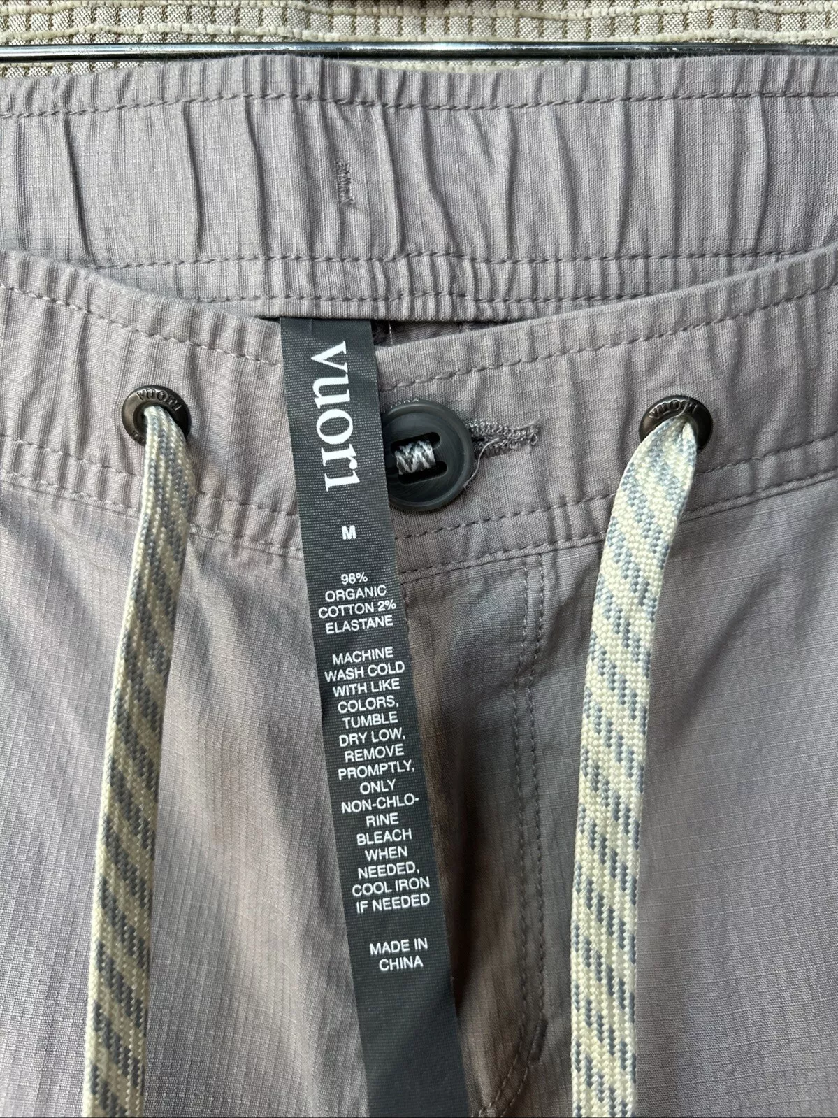 vuori ripstop stretch outdoors organic cotton pants
