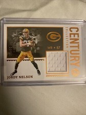 2020 panini encased football Jordy Nelson Century Collection Player Worn 35/50