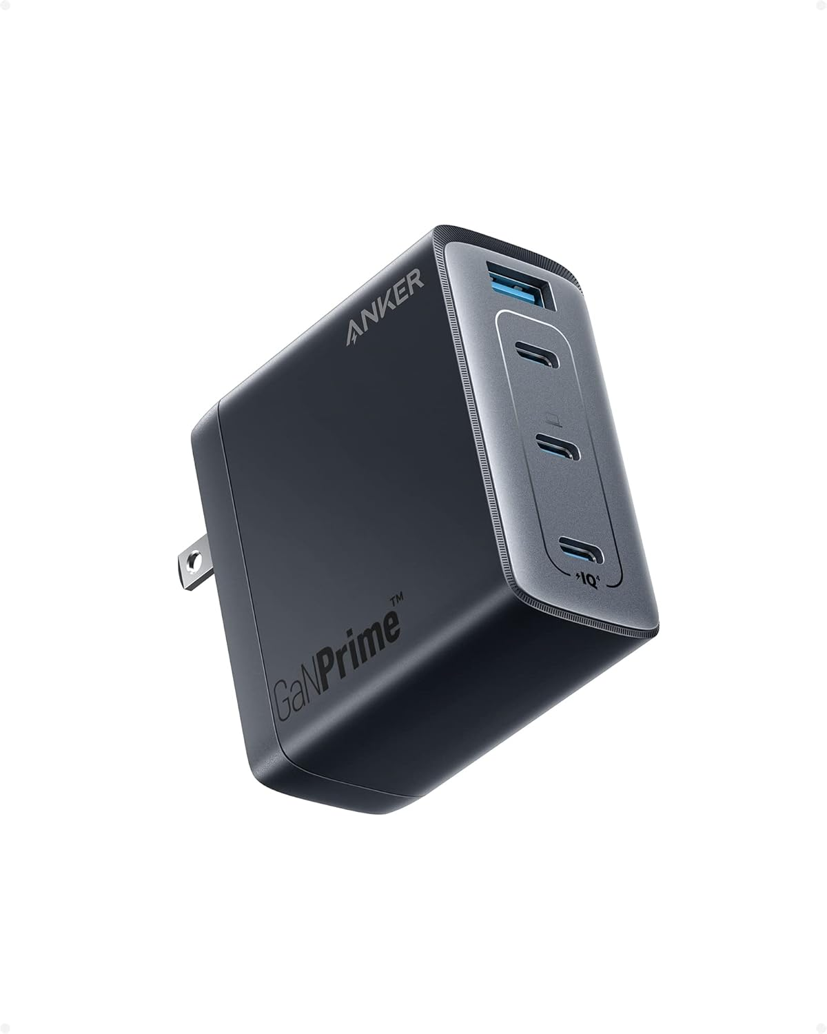 150W GaNPrime USB C Fast Charger Block with 4-Port Foldable Compact Design