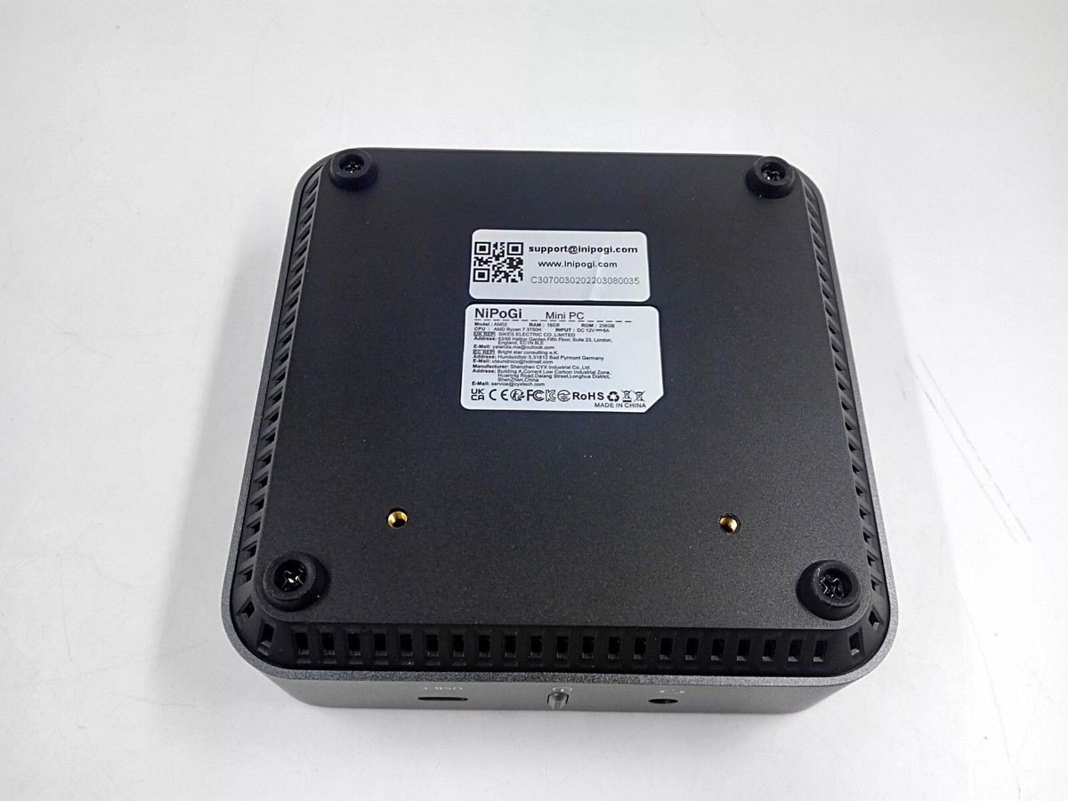 Mini PC NiPoGi AM02 Ryzen 7 3750H 2,3GHz 512GB SSD 16GB Ram Wi-Fi 
