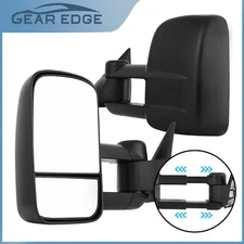Set (2) Tow Mirror for 1988-1998 Chevy GMC C/K 1500 2500 3500 Manual Telescoping
