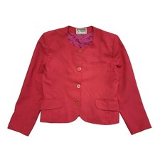 Burton Pink 80s Button Dress Jacket Uk Women's Size 12