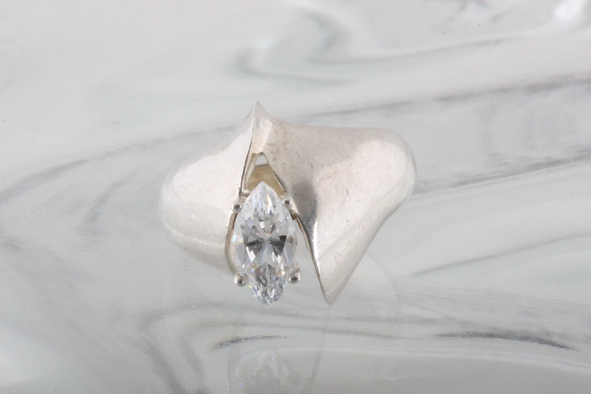 STERLING SILVER KOREA 00 CZ RING 925 SIGNED 5079 eBay