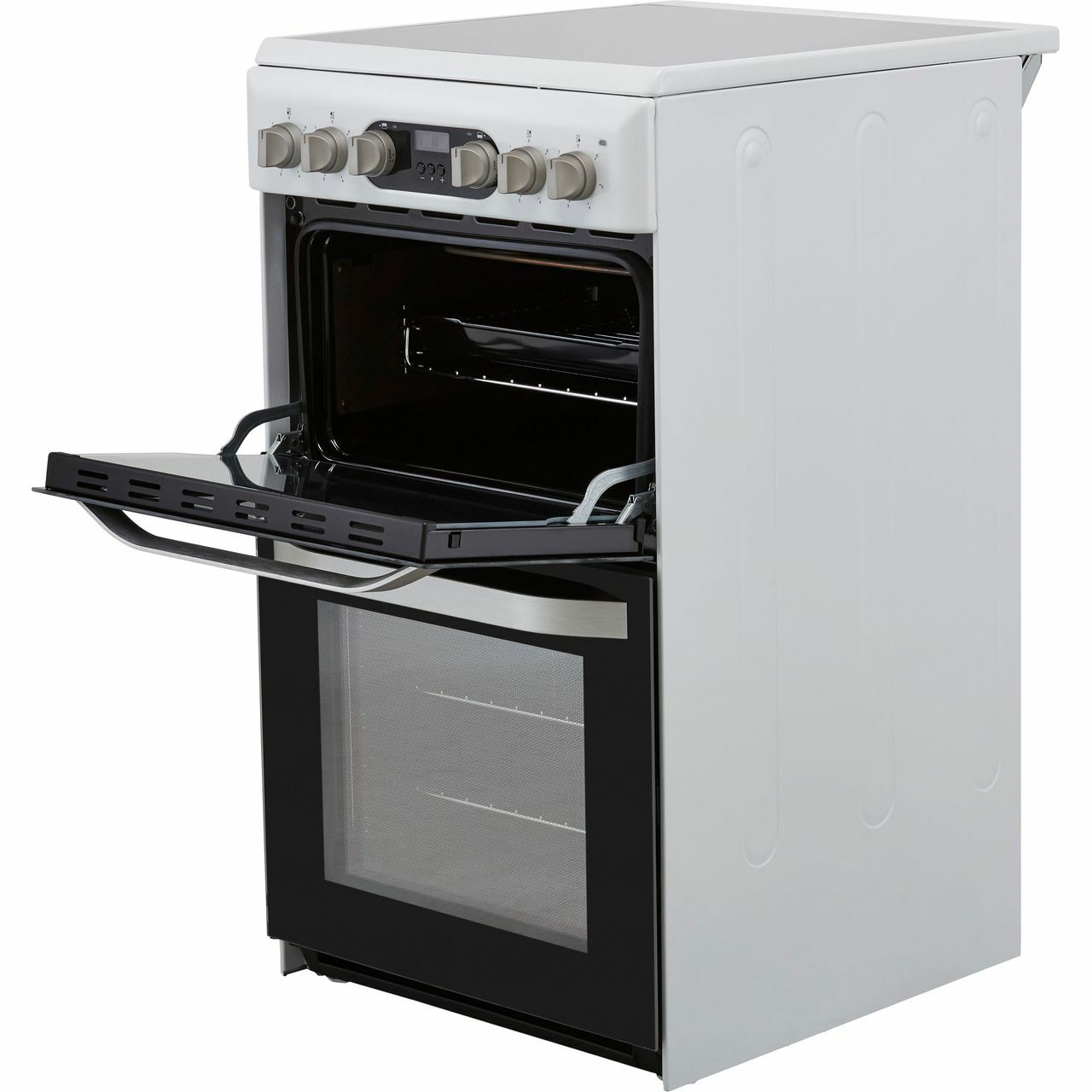 Hotpoint HD5V93CCW/UK 50cm Free Standing Electric Cooker with Ceramic