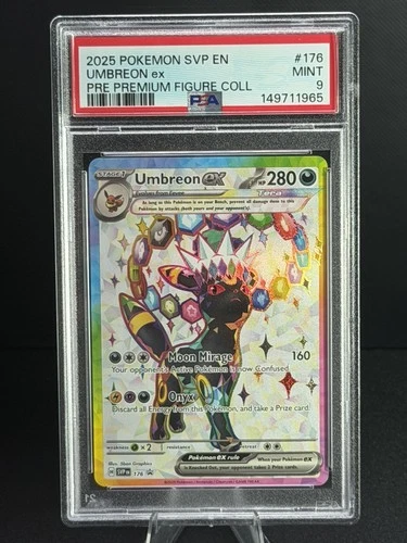 PSA 9 Umbreon ex SVP176 2025 PokemonPremium FigureCollection Promo #176