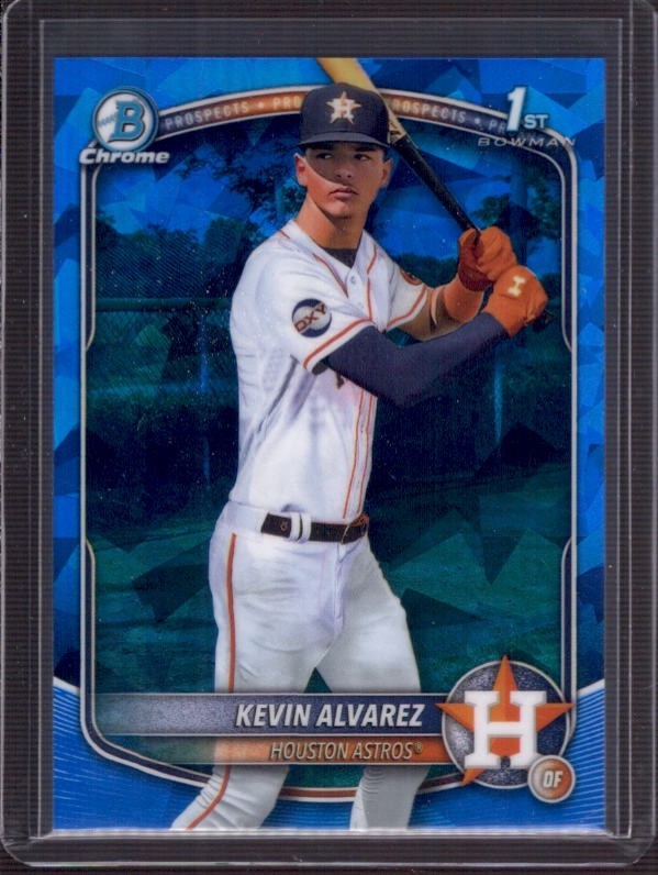 KEVIN ALVAREZ 2025 Bowman Chrome Sapphire 1st #BCP-227 Rookie RC