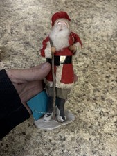 Antique Santa Japan medium size with sack  stick