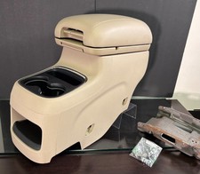 Dodge Durango Rear Center Console 2nd Row Armrest Arm Storage Beige w/Bracket