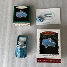 Hallmark Murray Champion Fullsize Mini Keepsake Ornament Lot Kiddie Car Classi Hallmark Murray Champion Fullsize Mini Keepsake Ornament Lot Kiddie Car Classi