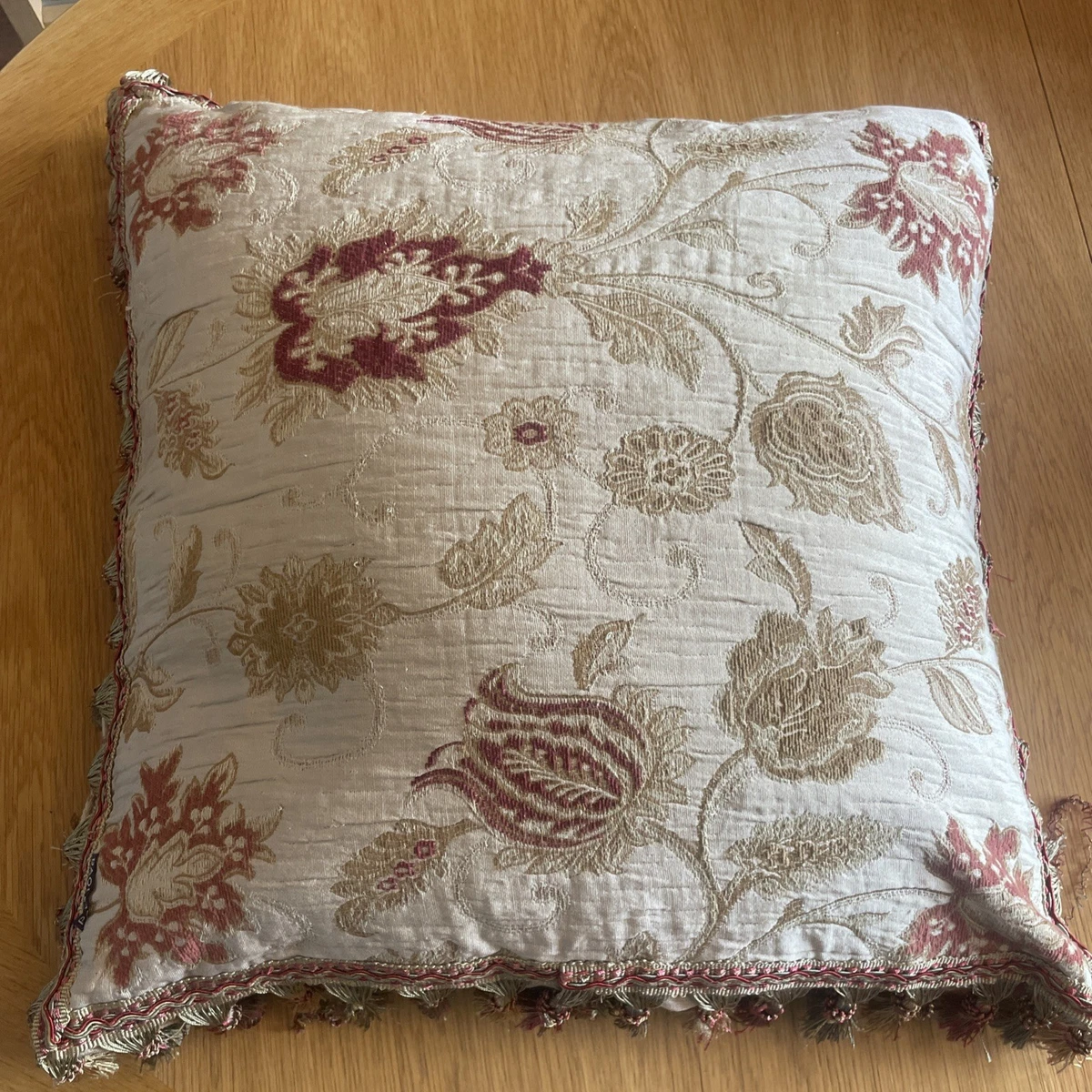 little furn. Little Nature Leaf Knitted Kids Cushion in Green