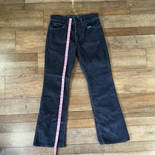 VINTAGE Levi's 517 Corduroy Pants Men's Size 32x32 Blue Bootcut USA Made 27A1