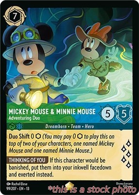 Mickey Mouse & Minnie Mouse - Adventuring Duo [13 - 99/207] NM