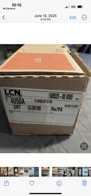 LCN 4050A. RW/PA 689 (aluminum) HD Door Closer. NIB