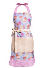 Lovely Flower Pattern Retro Aprons Large Pockets Women Girls Bakery Gift