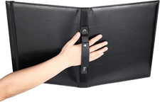 Large Black Choral Music Folders 3 Ring Choir Music Binder PU Choir Music Singer