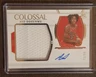 2021-22 National Treasures Ayo Dosunmu Rookie Auto RPA Colossal Material #d /99