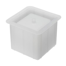 Silicone Planter Mold, Square Flower Pot Mold DIY Succulent Plants Mold, White