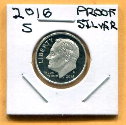 Gem 2016-S Proof Cameo Silver Roosevelt Dime - Free Shipping