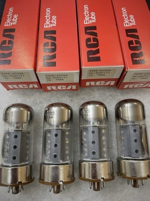RCA 6550 6550A KT88 Full Box NOS Tested Excellent Matched Quad | eBay
