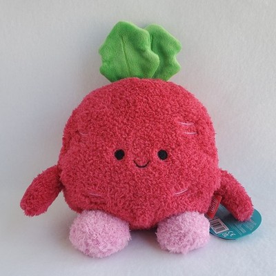 Bumbumz Rootbumz RONNIE the RADISH 7.5'' Root Bum Bumz plush Farm veggie Beet
