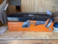 RIDGID 18V Cordless 4-1/2 in. Paddle Switch Angle Grinder Kit