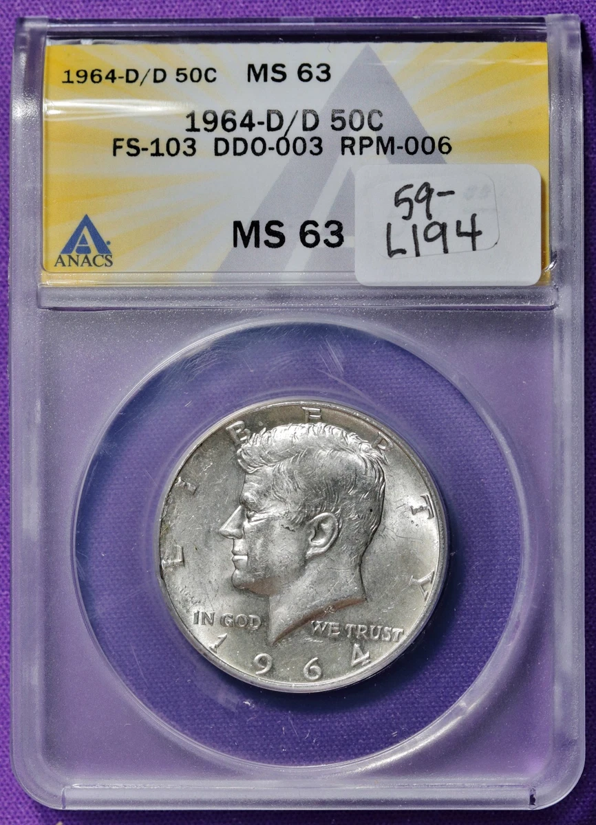 アメリカ 1964 PCGS MS64 MS 63 Graded 1964 Kennedy US Half Dollars (1964-Now) for sale | eBay