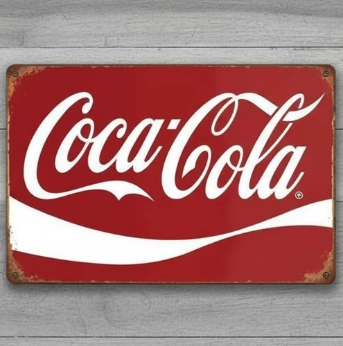 Coca-Cola 8 x 12 Vintage Novelty Metal Sign Made In USA New!