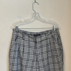 Abercrombie & Fitch Women’s Black and White Trouser Pants Size L — photo 3