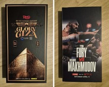 Usyk vs Rico (Egypt) & Fury vs Makhmudov (London) Ring Side Pass & Lanyard RARE
