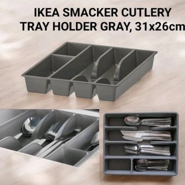 Soporte Bandeja Cubiertos IKEA SMACKER - Inserto Cajón Cocina Duradero y Organizado