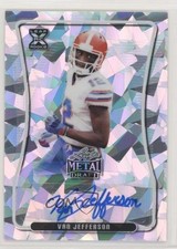 2020 Leaf Metal Draft Silver Crystals 24/30 Van Jefferson #BA-VJ1 Auto fm0