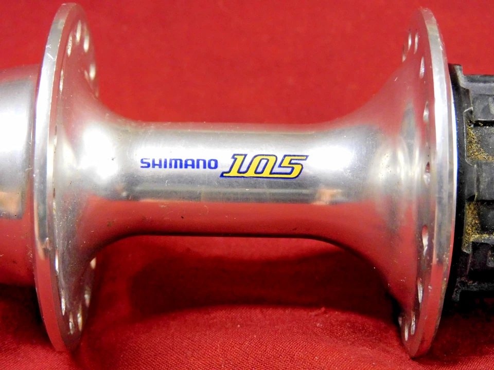 Shimano 105 FH-1055 1996 Hyperglide trasero 9/10 velocidades buje de 32 agujeros sin pincho Foto 3 de 3