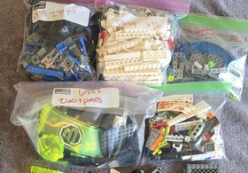 LEGO Space Lot Blacktron M-Tron Police Alpha Team Partial Sets Used Vintage