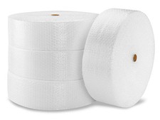 Pack of 4 Rolls - Economy Bubble Roll 12" X 375', 5/16", Perforated