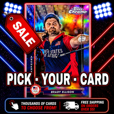 2024 Topps Chrome US Olympics & Paralympic Hopefuls - YOU PICK! [StL 3]
