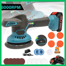 ✅ Polisseuse Sans Fil 6000 tr/min 6 Vitesses 2 Batteries 3.0Ah Kit Pro Auto