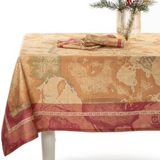 Tovaglia Alviero Martini in cotone Prima Classe Geo Classic Red
