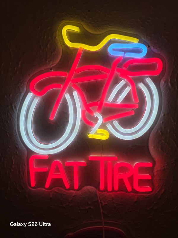 Fat Tires neon sign beer LED sign for Wall Decor Neon Sign Light for FatTire