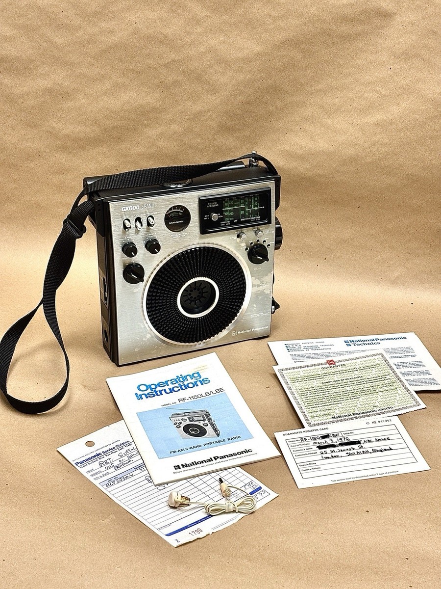 【ジャンク品】National Panasonic RF-1150 Read Works Panasonic 6-BAND CB AM FM MULTIBAND RADIO