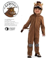 Fasching Kostüm der Grüffelo 1-tlg. mit Kapuze 128