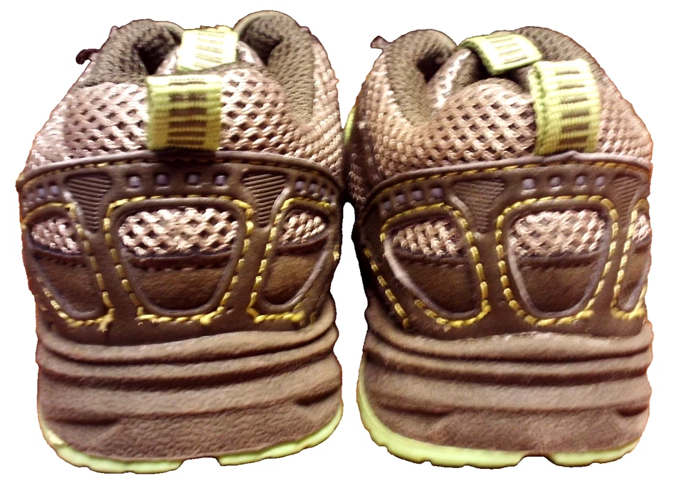 Toddler Boy’s Baby CARTER’S Gray/ Neon Green Shoes Size 5M Athletic Slip-On 317 - Image 3 of 4