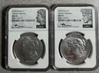2025 Peace & Morgan Dollar Set NGC MS70 John Mercanti Signed Advanced Releases