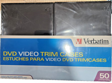 Verbatim DVD Video CD Trim Case - 50 Pack 95094 NEW UNOPENED