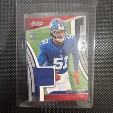 2025 Panini Absolute Abdul Carter #ARM-ACR Rookie Patch - New York Giants