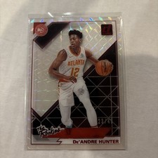 DE’ANDRE HUNTER 2019-20 PANINI CLEARLY DONRUSS THE ROOKIES RED /49 #4 HAWKS
