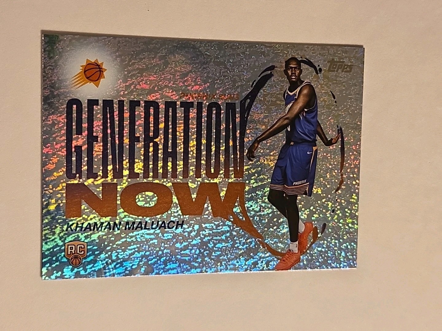 Khaman Maluach 2025-26 Topps #GN-10 Generation Now Holo Foil Rookie RC