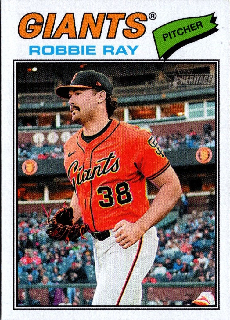 2026 Topps Heritage #111 Robbie Ray SP San Francisco Giants