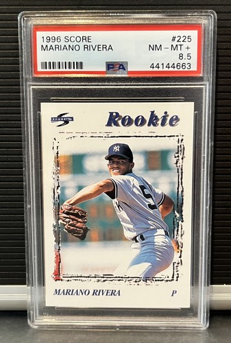 1996 Score - Mariano Rivera RC #225 - PSA 8.5 NM-MT - Mint Yankees HOF Rookie