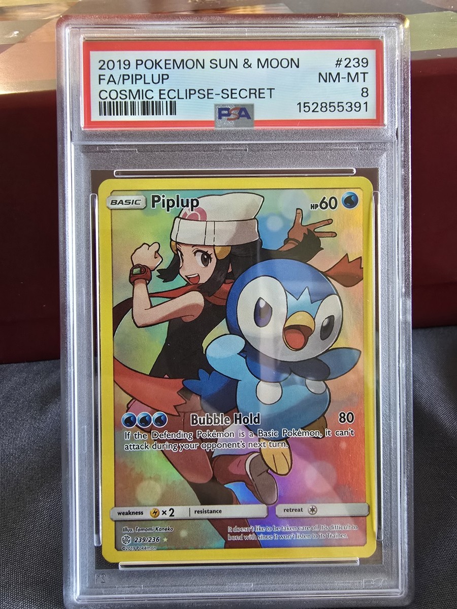 Piplup (Secret) 239/236 Sm-Cosmic Eclipse Holo for sale online | eBay