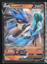 Pokemon Lucario V Astral Radiance 078/189 Holo DMG